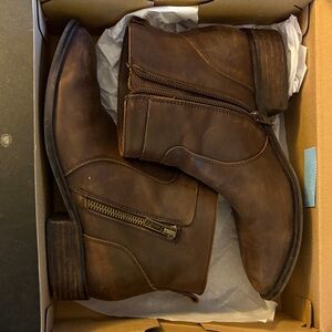 Crown Vintage Brown Ankle Boots
